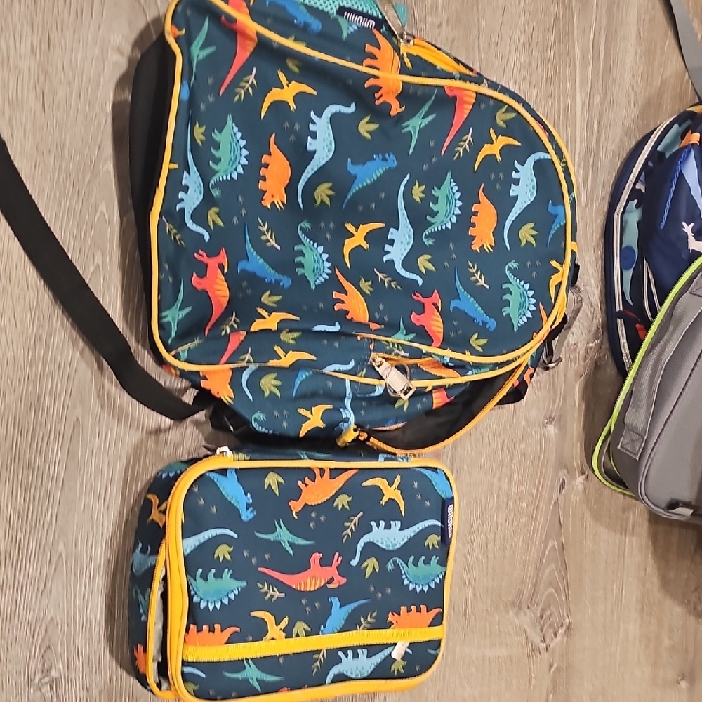 Wildkin Dinosaur Backpack And Lunch Box...